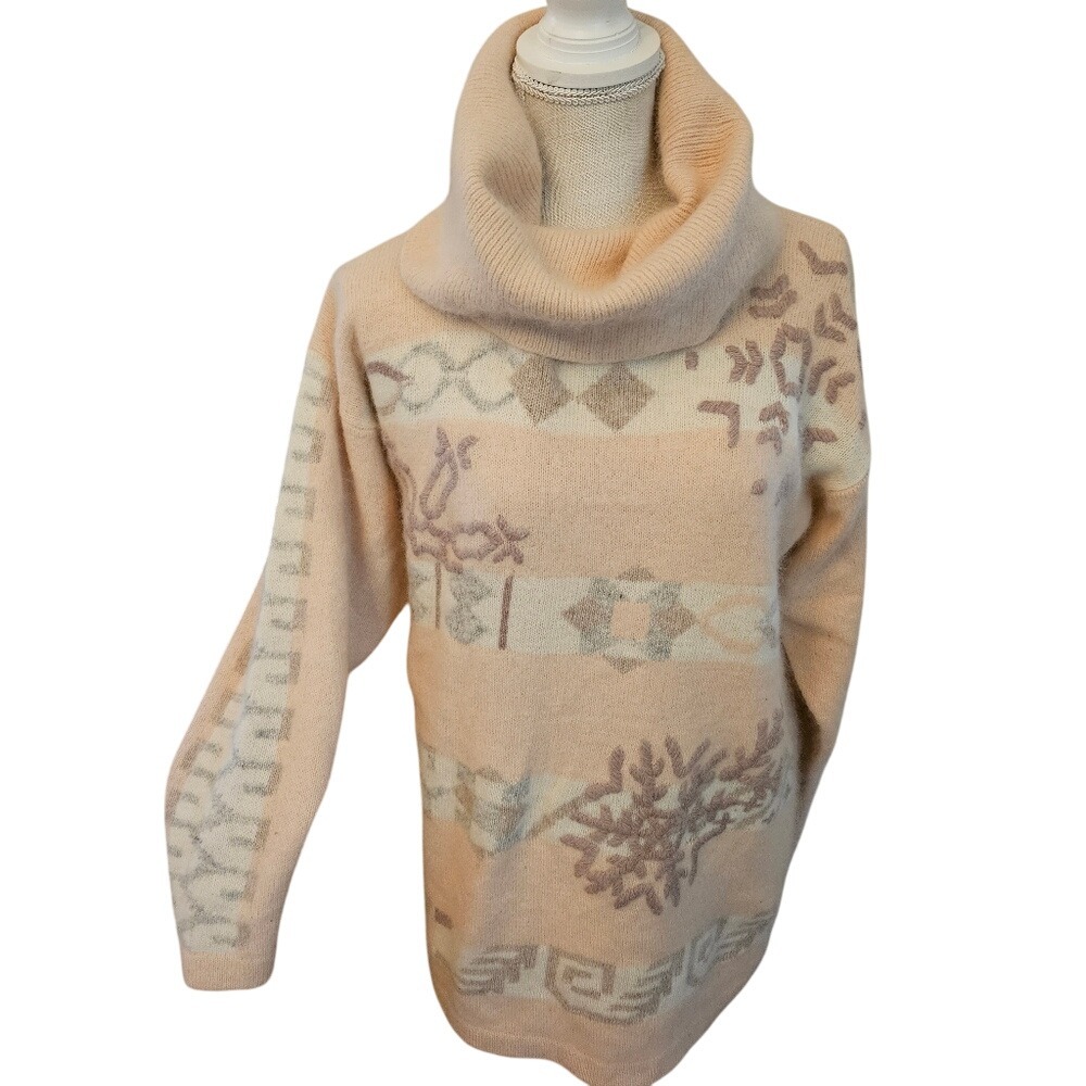 Vintage Lambs Wool‎ Angora Oversized Sweater SO SOFT